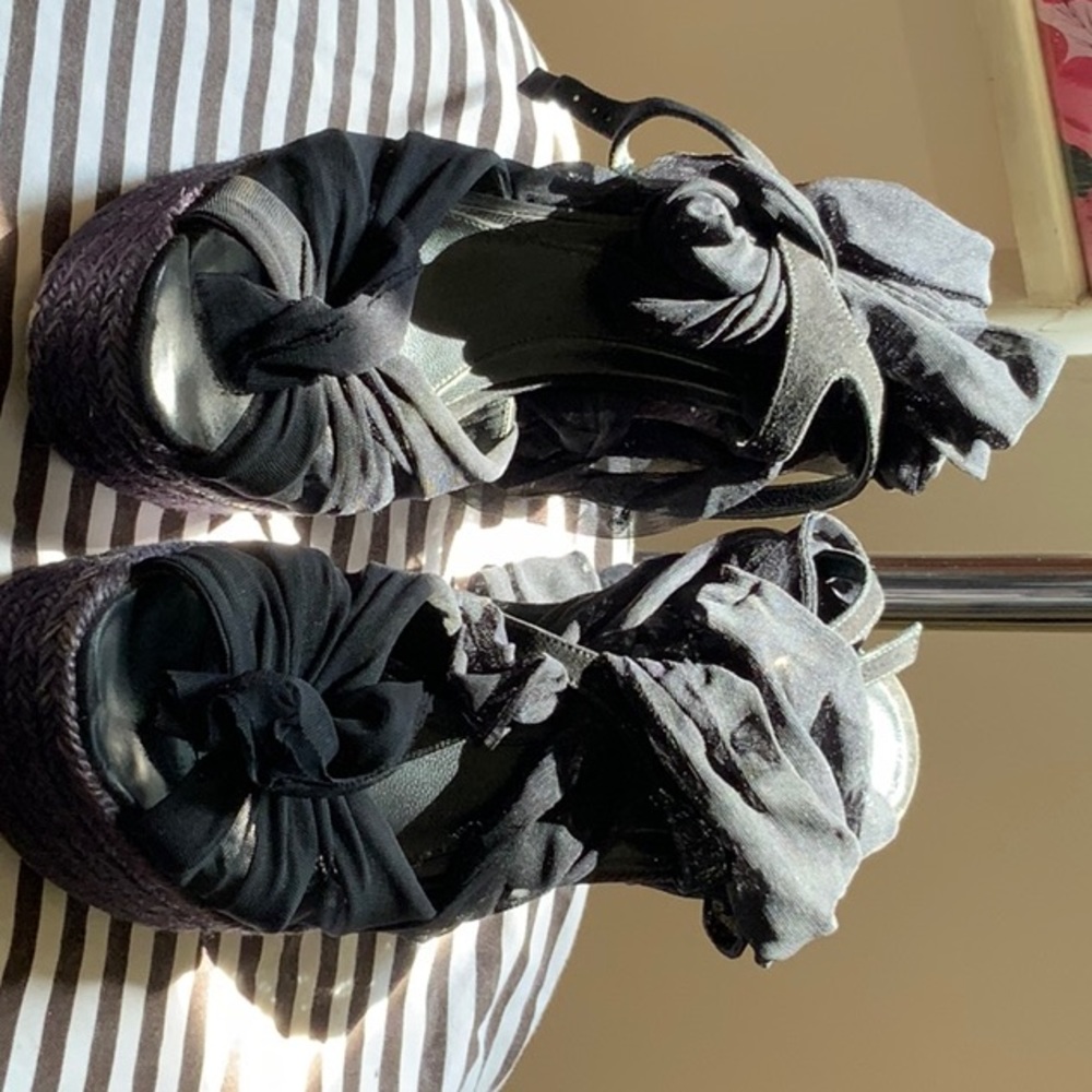 Fendi Clogs With Wrap Around Tie - image 1